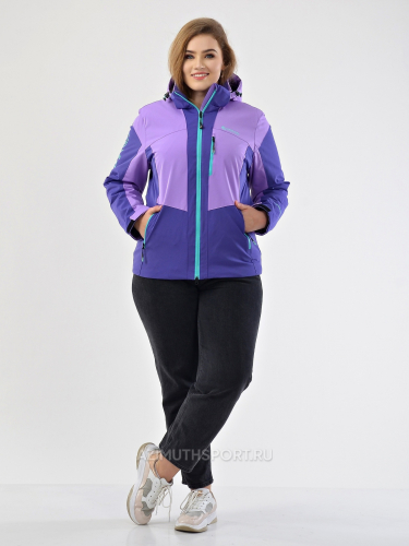 Женская куртка Super Euro 7802-W09Т (БР) Фиолетовый