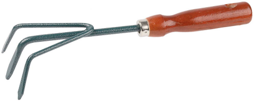 Рыхлитель GRINDA 421243 из углеродистой стали с деревянной ручкой, 280 мм / 12 шт