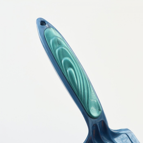 Щётка - пуходёрка для «Кавказца», основание 84 х 58 мм, синяя