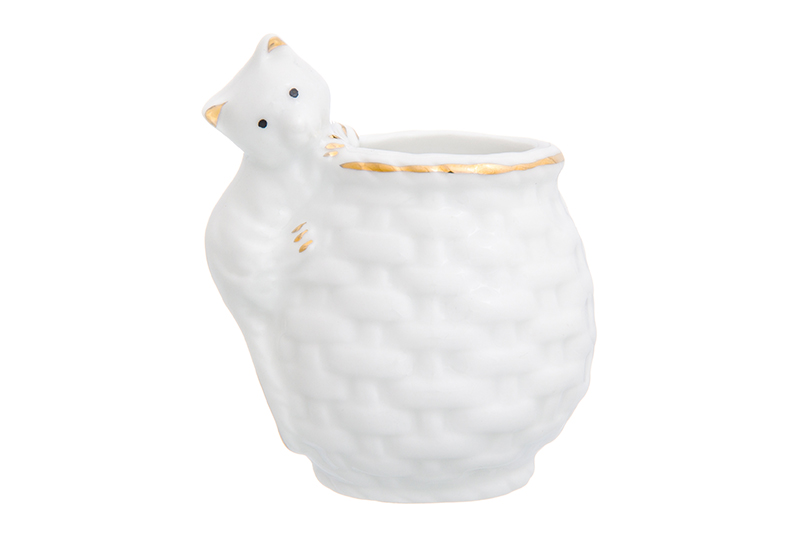 Вазочка п/зубоч. 5,8*4,5*7,5 см 50 мл