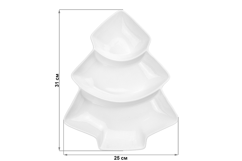 Блюдо-менажница 31*25*4,3 см