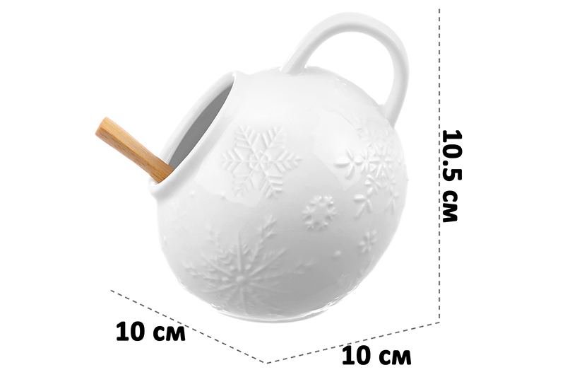 Банка д/соли 10*10*10,5 см 180 мл