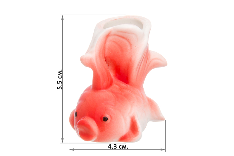 Вазочка п/зубоч. 5*4,3*5,5 см 25 мл