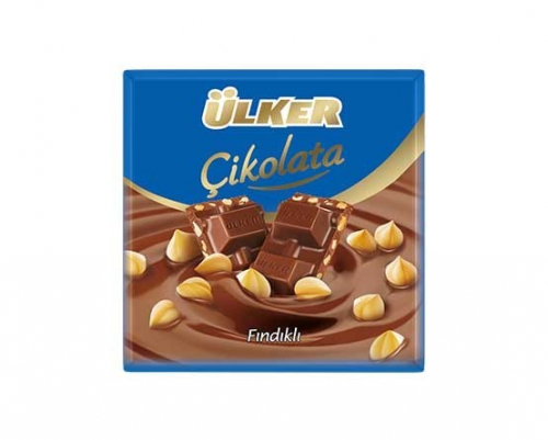 Шоколад Ulker молочный с фундуком 65 гр