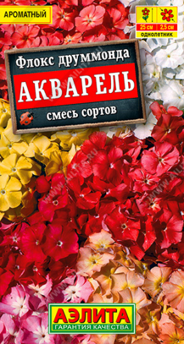 Флокс Акварель, смесь сортов ---   Одн