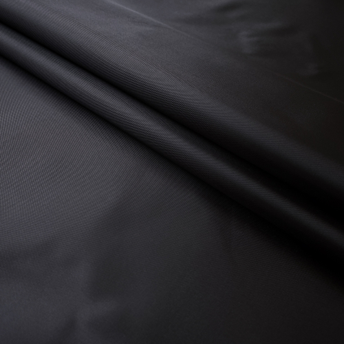 Ткань Оксфорд 210 D, PU1000, 83 г/м2 гладкокрашеная Черный темный 145-150 см