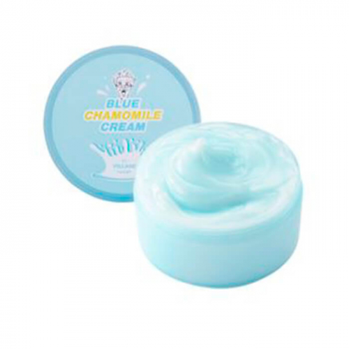 1550 рVILLAGE 11 FACTORY Blue Chamomile Cream Успокаивающий гель крем с экстрактом голубой ромашки