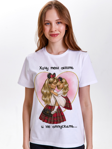   500 р  902 р   Фуфайка (футболка) жен CRAZY GETUP SS22GJ808A Family t-shirts белый