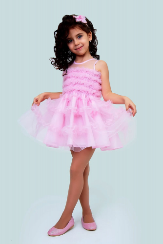 987,501975  Платье детское 1Н56-3 розовый