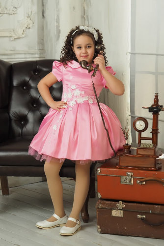 968,101383  Платье детское 1Н28-5 розовый