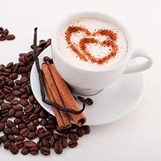 Трафарет для кофе «Сердце двойное»
