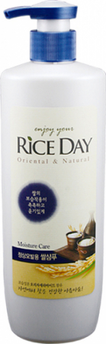 Шампунь Rice Day  для нормальных и сухих волос увлажняющий, 550 мл