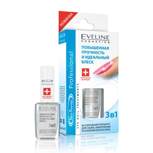 EVELINE Nail Therapy 3в1 60 секунд Экспресс-сушка и защитное покрытие 12мл
