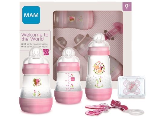 Welcome to the world подарочный набор для новорожденных 0+ мес, розовый