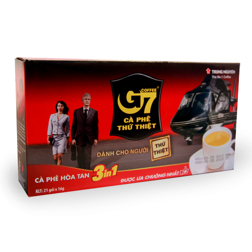 05.005 Кофе растворимый G7 №1./21 пак. x 16g 3 в 1 (Trung Nguyen Coffee 