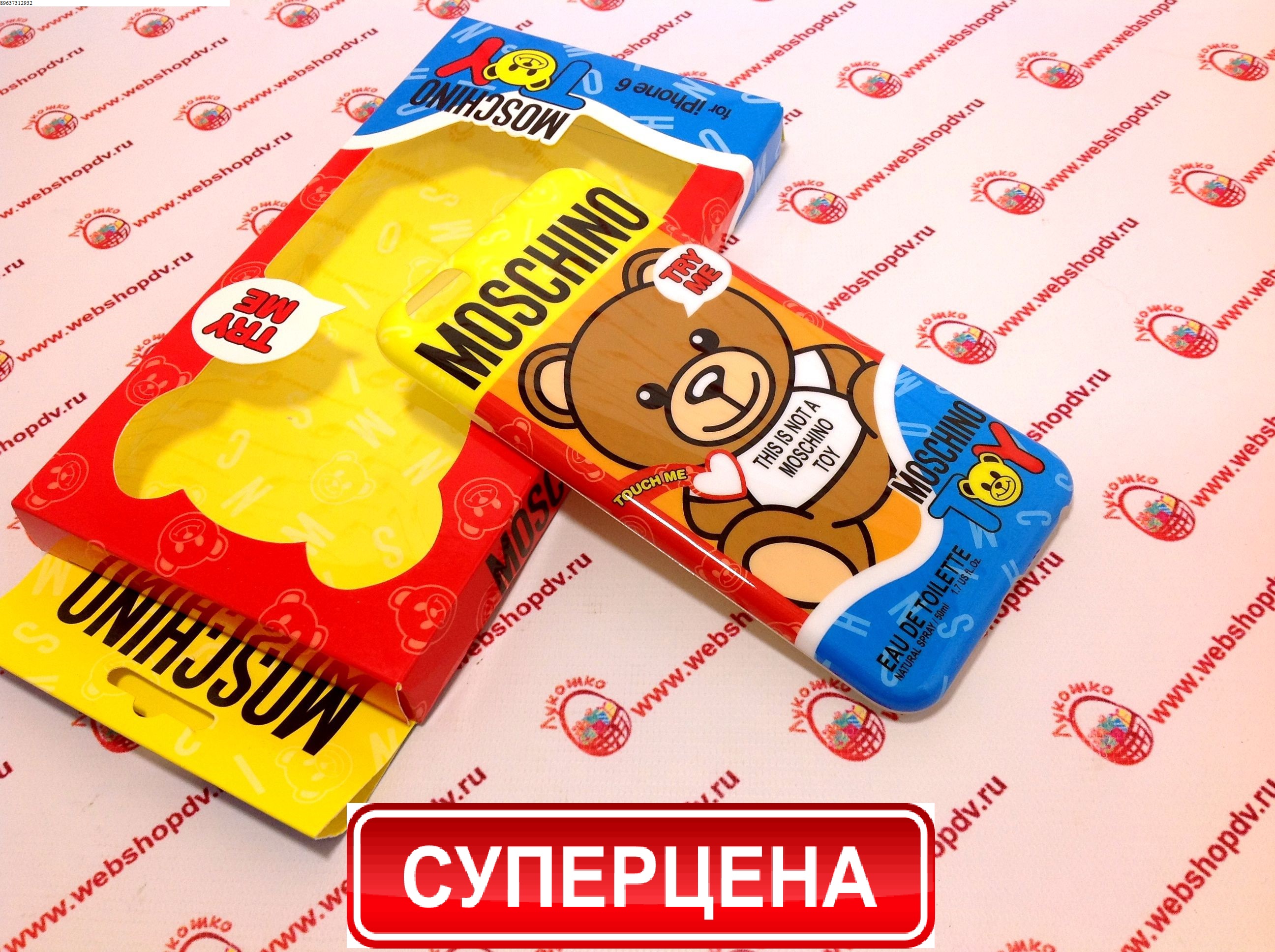 Чехол Moschino для iPhone 6