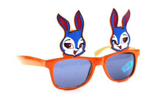 детские солнцезащитные очки 2201 зайка оранжевый