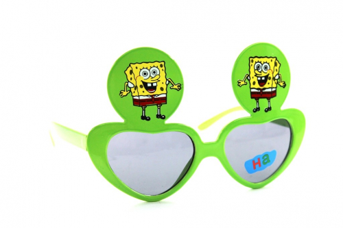 детские солнцезащитные очки 2212 губка боб зеленый