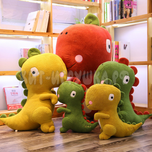 Мягкая игрушка Динозаврик 65 см (ВЫБОР ЦВЕТА) dino65, dino65-green, dino65-red, dino65-yellow