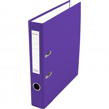 Папка-регистратор 50 мм с арочным механизмом, обложка ПВХ, фиолетовый LAMARK AF0601-VL