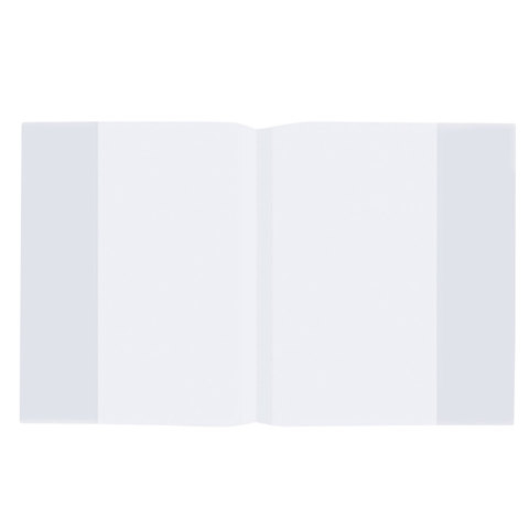 Обложка ПП для тетради и дневника ПЛОТНАЯ, 210х350 мм, 60 мкм, 223075/279458
