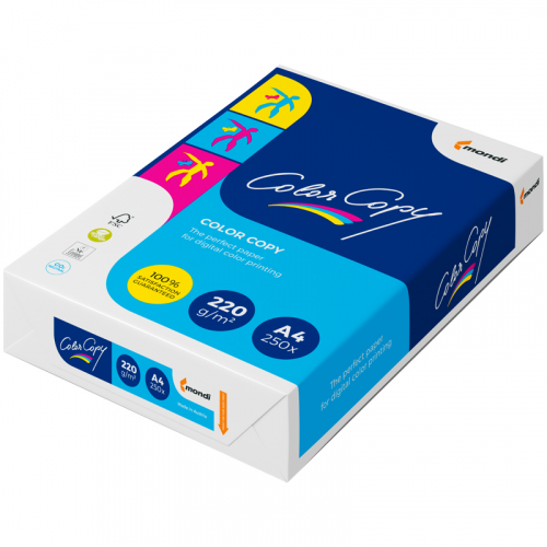 Бумага Color copy А4, 220г/м2, 250л., 161%, 090887