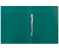 Папка с металлическим скоросшивателем STAFF, зеленая, до 100 листов, 0,5 мм, 229227