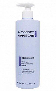 MESOPHARM Гель очищающий универсальный для лица / CLEANSING GEL 400 мл