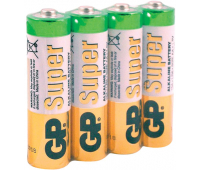 Батарейки GP Super, AA (LR06, 15А), алкалиновые, 4 шт., в пленке, 15ARS-2SB4, 454090