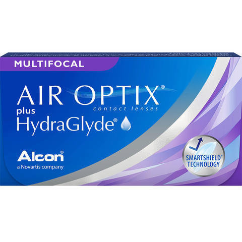Alcon Мультифокальные линзы Air Optix Plus HydraGlyde Multifocal, 3 шт.