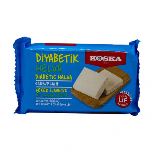 KOSKA Diyabetik halva Кунжутная халва без сахара 200г