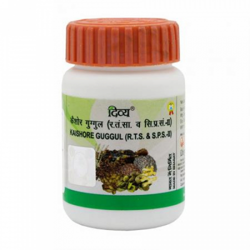 PATANJALI Kaishore Guggul Кайшор Гуггул для комплексного оздоровления выделительных систем человека 80таб