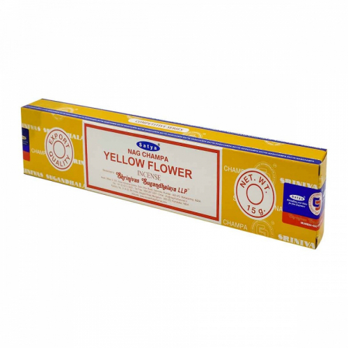 SATYA Yellow Flower Благовоние Жёлтые Цветы 15г