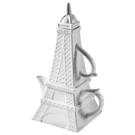 Чайник Эйфелева башня с кружкой