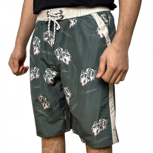 Мужские шорты с принтом от Septwolves №5012