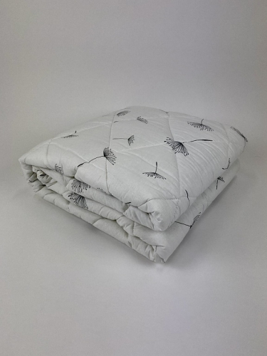 Одеяло, среднее, плотность 300 гр/м2, Бамбук, чехол поплин/перкаль (100% хлопок) 1,5 сп
