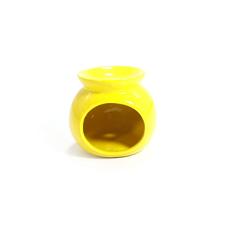 Аромалампа Желтая керамика глазурь