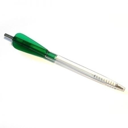 Ручка Дротик зеленая автоматическая шариковая
