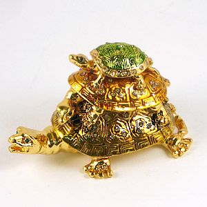Шкатулка для ювелирных украшений Три черепахи