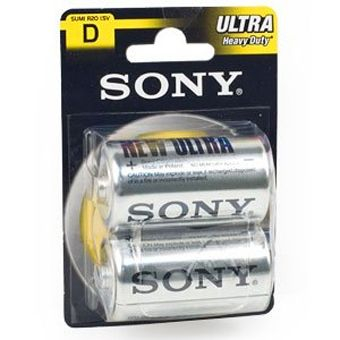 Батарейка SONY R20 (Тип D) 1.5В New ultra