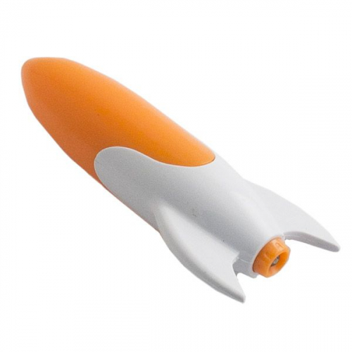Ручка Ракета оранжевая с фонариком N 2