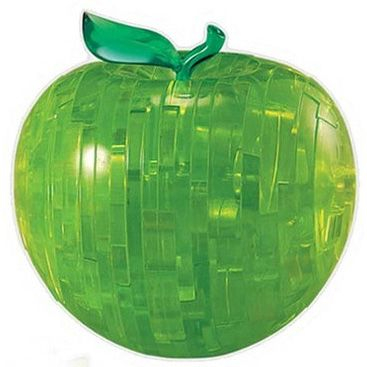 Головоломка 3D Яблоко зеленое