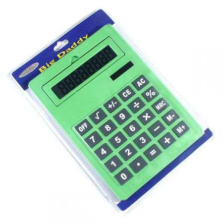 Большой калькулятор А5 зеленый