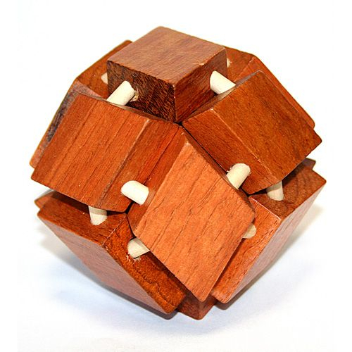 Головоломка деревянная в картонной коробке К17