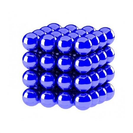 Головоломка Нео куб 5мм 64 сферы синий