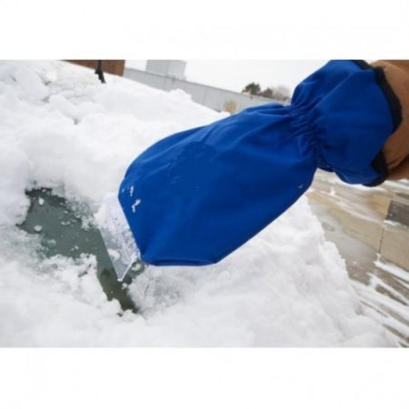 Варежка-скребок для удаления льда и снега с автомобиля