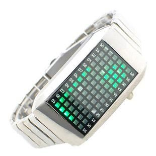 LED watch - Часы браслет Intercrew 72 зеленых светодиода