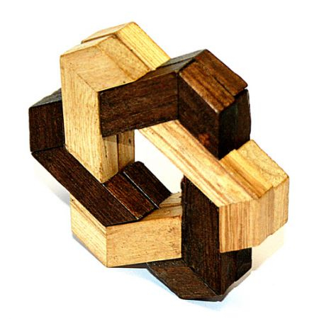 Головоломка деревянная К63 в коробке