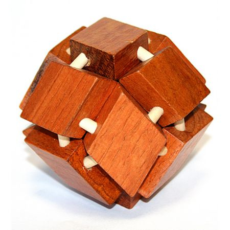 Головоломка деревянная в картонной коробке К17