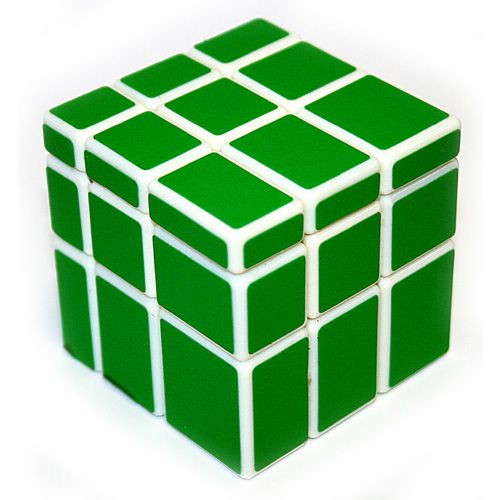 Головоломка Кубик зеленый разные грани